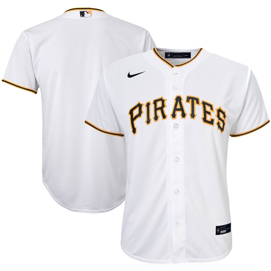 Pittsburgh Pirates Nike Youth Home 2020 MLB Team Jersey White